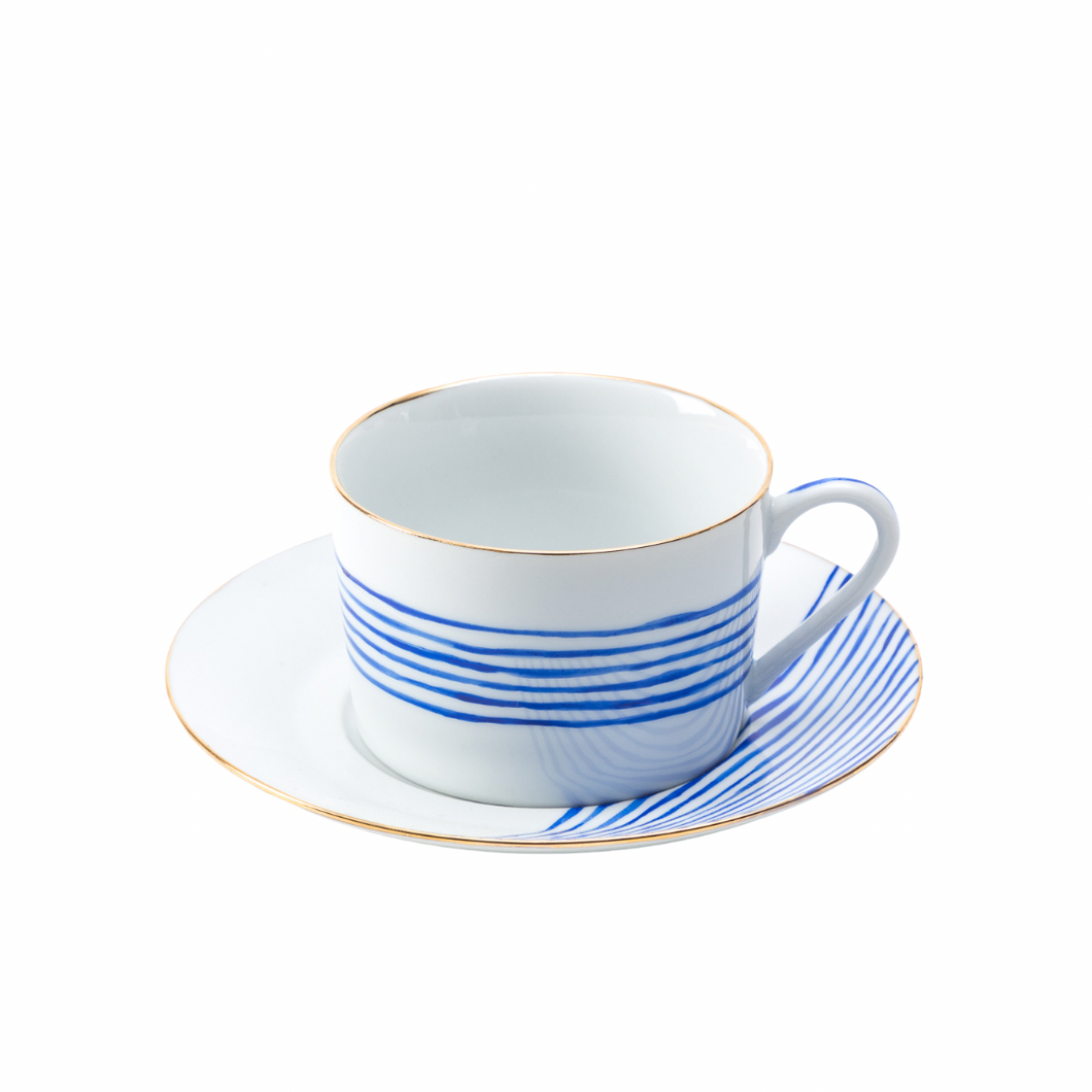 Olas Tea Cup with Plate