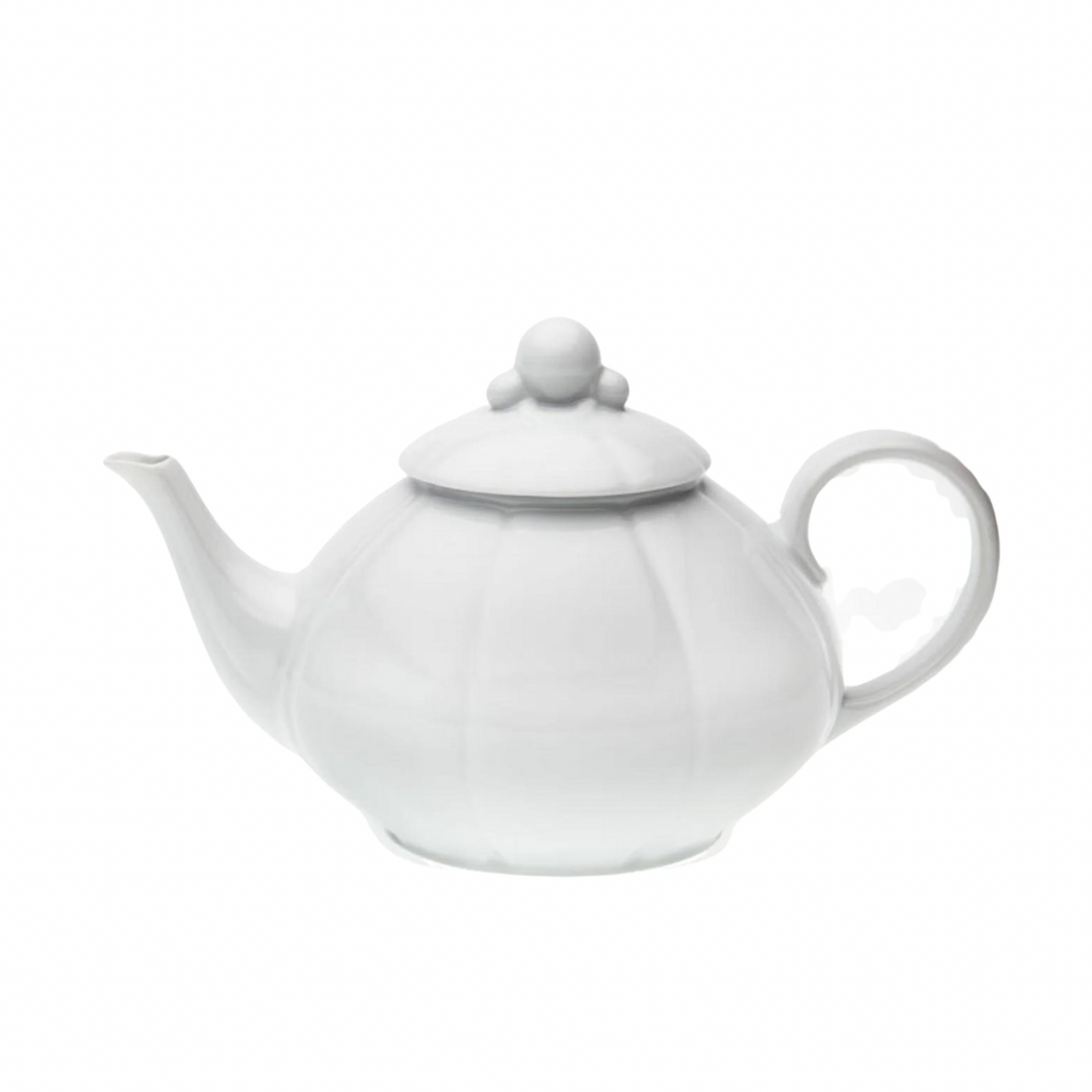 Nymphea White Teapot
