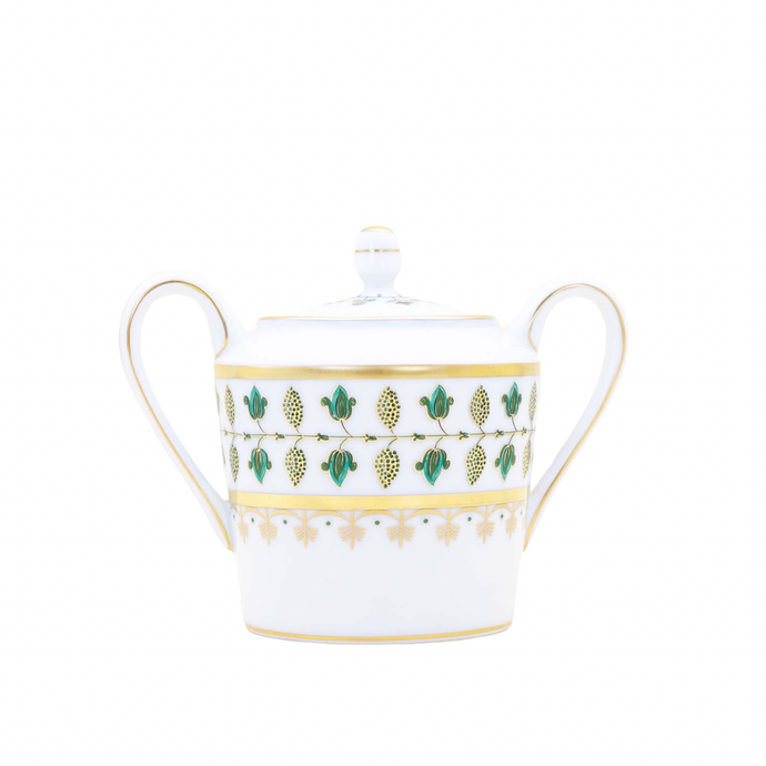 Matignon Green Sugar Bowl