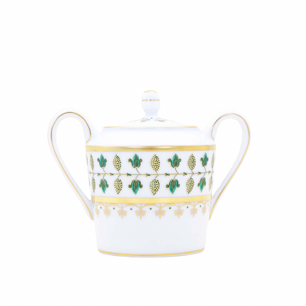 Matignon Green Sugar Bowl