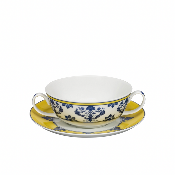 Castelo Branco Consomme Cup & Saucer, Set of 2
