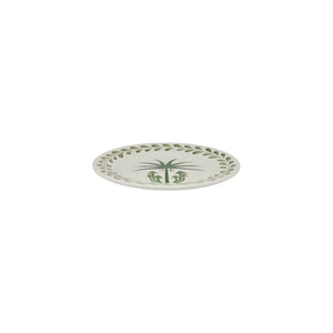 Forest Green Wild Beauty Dessert Plate, Set of 2