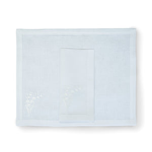 Lily of the Valley White Napkin, Set of 4