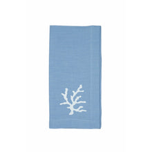 Load image into Gallery viewer, Coral Blue Napkin, Set of 4