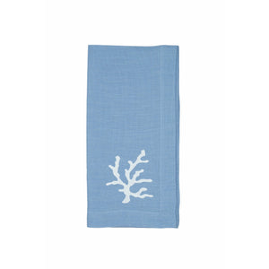 Coral Blue Napkin, Set of 4