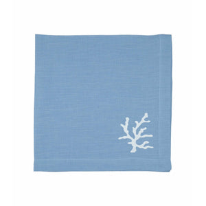 Coral Blue Placemat, Set of 4