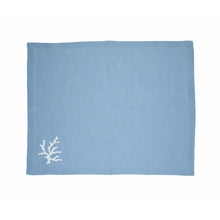 Load image into Gallery viewer, Coral Blue Napkin, Set of 4