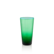 Load image into Gallery viewer, Striped Emerald Tumbler, Set of 2