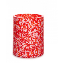 Load image into Gallery viewer, Macchia su Macchia Red, Orange &amp; Ivory Tall Vase