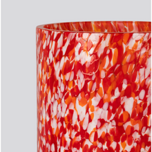 Load image into Gallery viewer, Macchia su Macchia Red, Orange &amp; Ivory Tall Vase