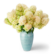 Load image into Gallery viewer, Calinda Blue Grotto Gold Vase