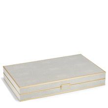 Load image into Gallery viewer, Shagreen Backgammon Set