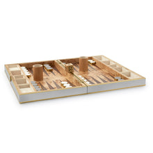 Load image into Gallery viewer, Shagreen Backgammon Set