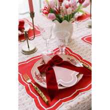 Load image into Gallery viewer, Red Velvet Bow, Set of 4