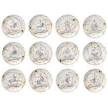 Load image into Gallery viewer, Zodiac Astrology Signs Dinner Plate, Set of 12