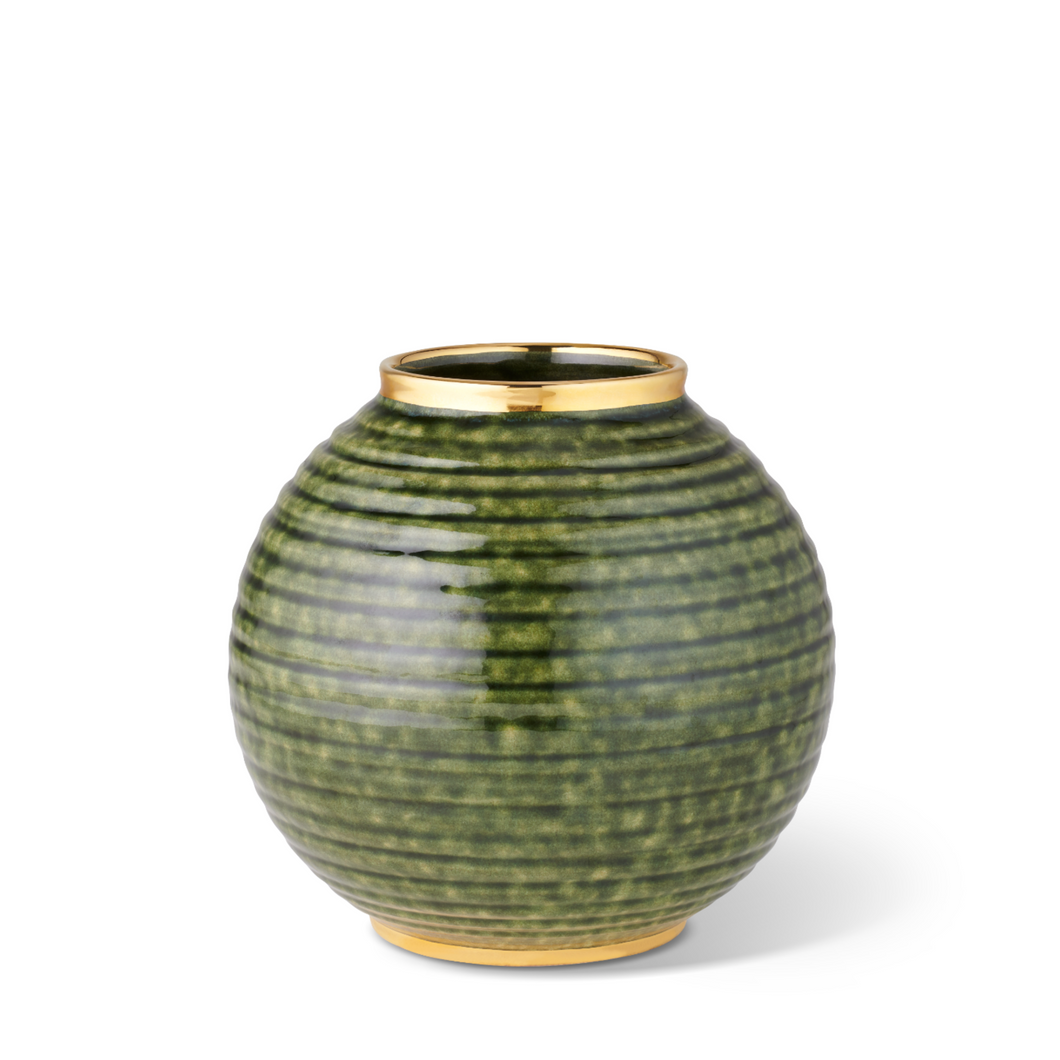 Calinda Forest Green Vase