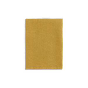 Linen Sateen Mustard Tablecloth