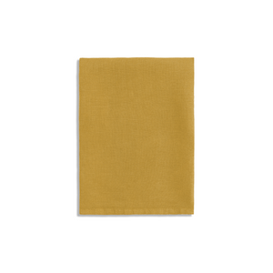 Linen Sateen Mustard Placemat, Set of 4