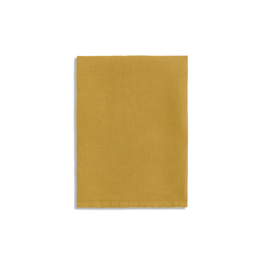 Linen Sateen Mustard Napkin, Set of 4