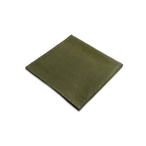 Linen Sateen Olive Placemat, Set of 4