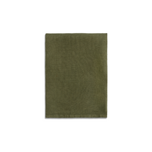 Load image into Gallery viewer, Linen Sateen Olive Tablecloth