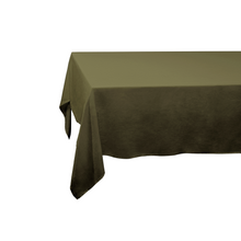 Load image into Gallery viewer, Linen Sateen Olive Placemat, Set of 4