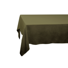 Load image into Gallery viewer, Linen Sateen Olive Napkin, Set of 4