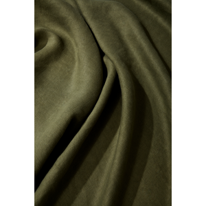 Linen Sateen Olive Placemat, Set of 4