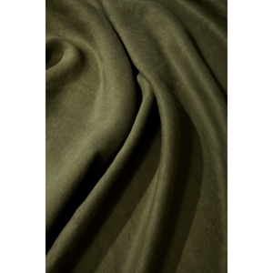 Linen Sateen Olive Tablecloth
