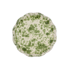 Speckled Green & White Fruit Plate