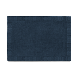 Linen Sateen Blue Napkin, Set of 4