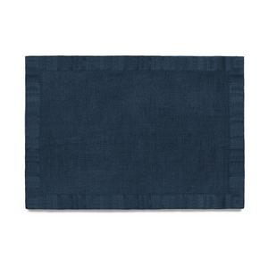 Linen Sateen Blue Tablecloth