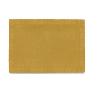 Linen Sateen Mustard Napkin, Set of 4