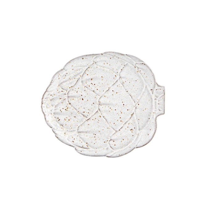Artichoke White Dessert Plate, Set of 4