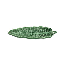 Load image into Gallery viewer, Banana Leaf Medium Platter, Set of 2