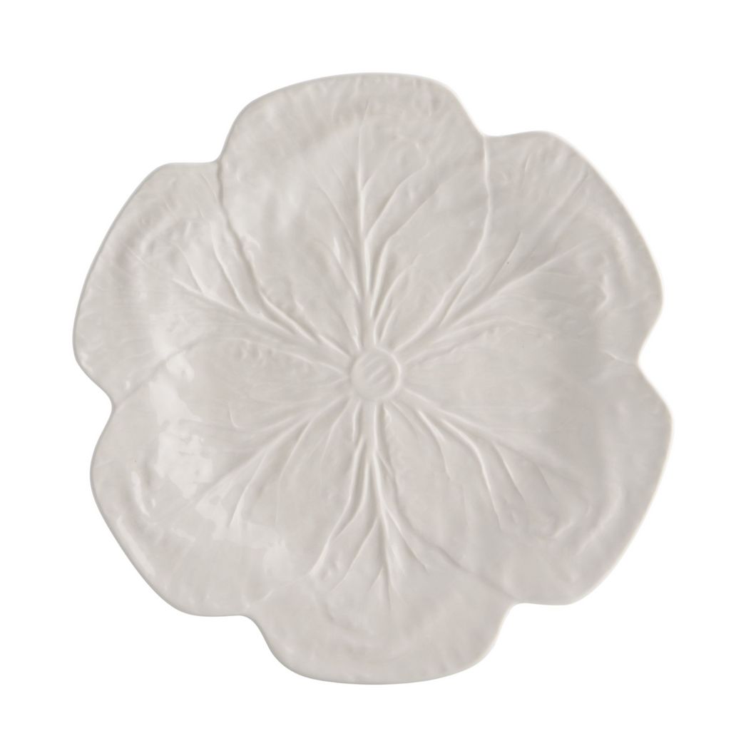 Cabbage Cream Dinner Plate, Set of 4