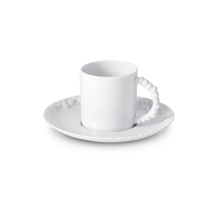 Haas Mojave White Espresso Cup & Saucer