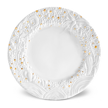 Load image into Gallery viewer, Haas Mojave White &amp; Gold Desert Charger Plate