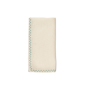 Zig Zag Amber Napkin, Set of 4