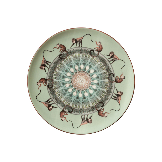 Costantinopoli Scimmie Dessert Plate