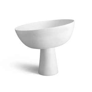 Terra Stone Bowl On Stand