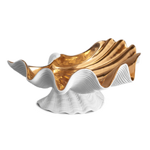 Load image into Gallery viewer, Neptune White &amp; Gold X-Large Bowl