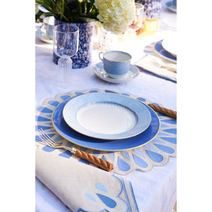 Drops Blue Cocktail Napkin, Set of 4