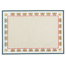 Load image into Gallery viewer, Zig Zag Gold Placemat, Set of 4
