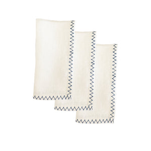 Zig Zag Amber Napkin, Set of 4