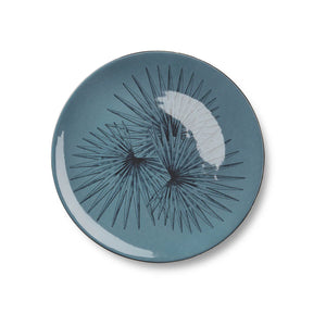 Birds of Paradise Blue Plate