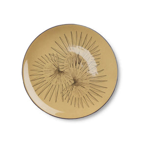 Birds of Paradise Ochre Plate