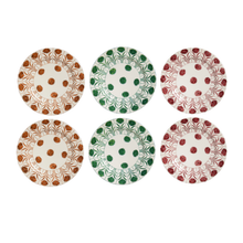 Load image into Gallery viewer, Daisy Red Plates Set