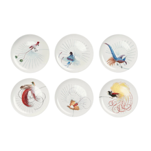 Load image into Gallery viewer, Birds of Paradise Plates Set 2