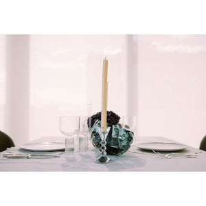 Lagoon Blue Cut Vase